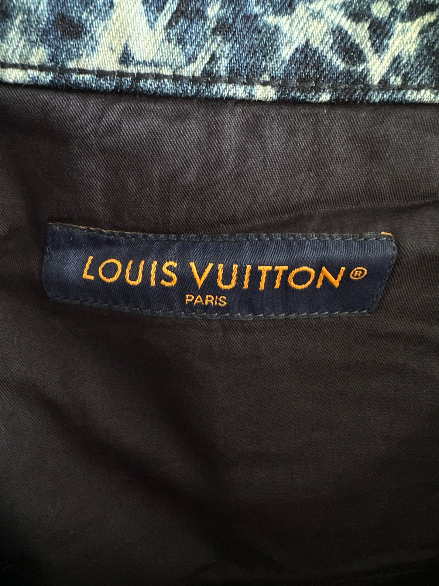 Louis Vuitton Blue Pointillism Monogram Jeans