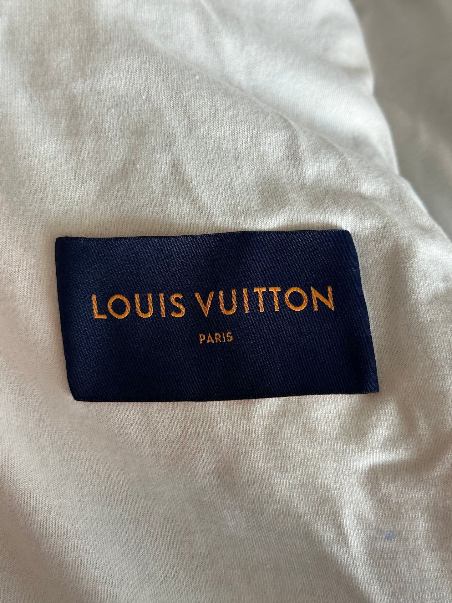 Louis Vuitton Blue & Orange Camo Monogram Fleece Zip Up Jacket