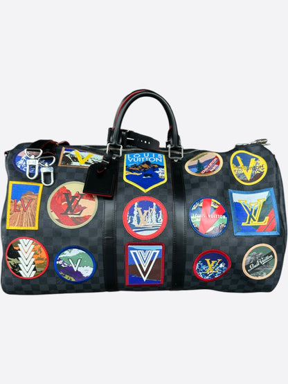 Louis Vuitton Damier Graphite Alps Keepall 55