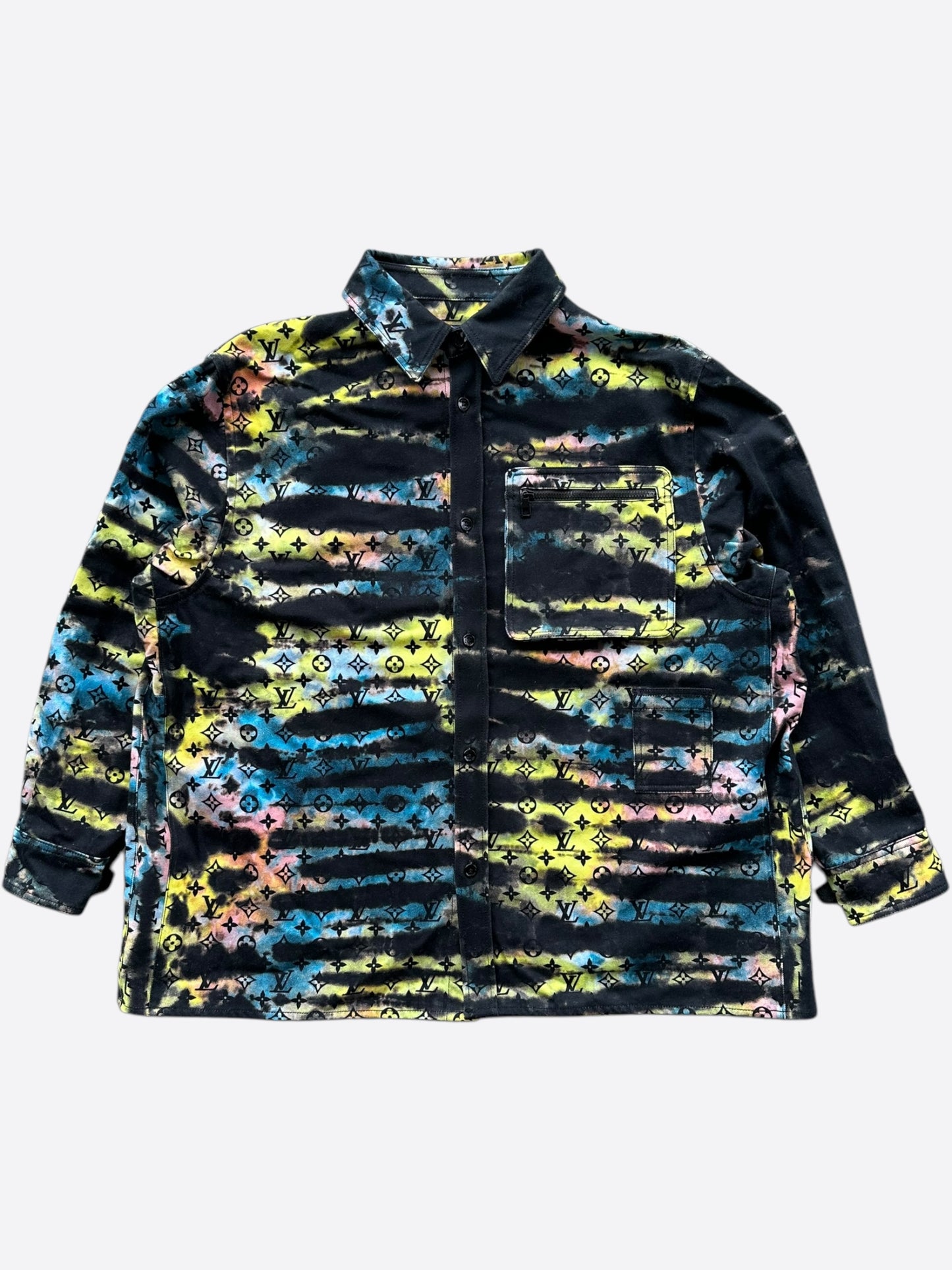 Louis Vuitton Multicolor Tie-Dye Monogram Overcoat