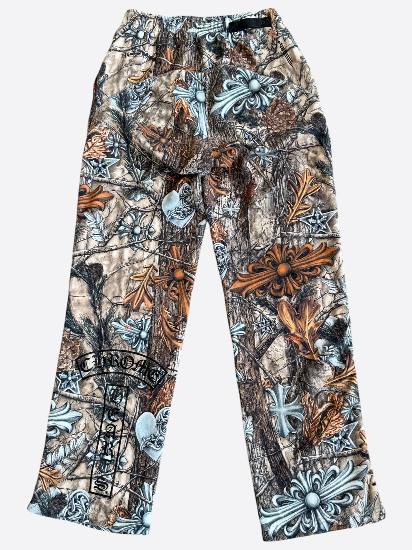 Chrome Hearts Nike NOCTA Camouflage & Black Cross Patch Sweatpants