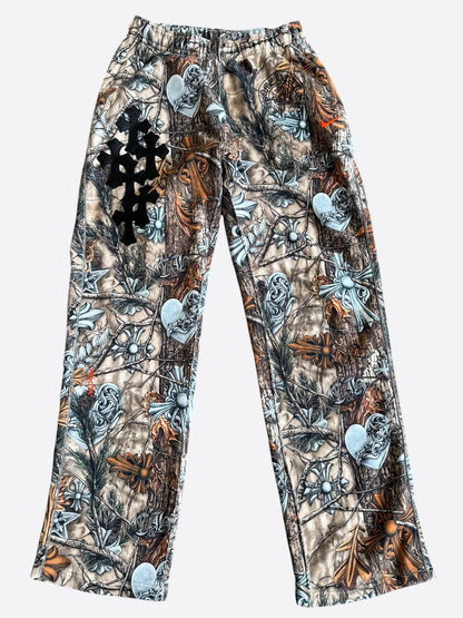 Chrome Hearts Nike NOCTA Camouflage & Black Cross Patch Sweatpants