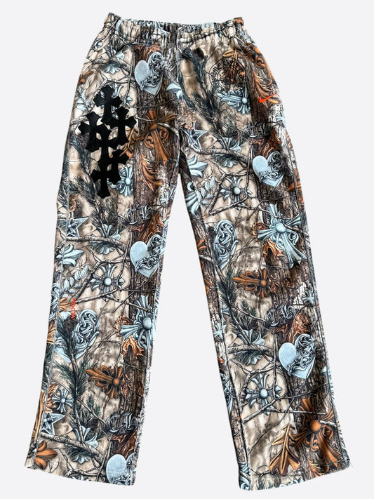 Chrome Hearts Nike NOCTA Camouflage & Black Cross Patch Sweatpants