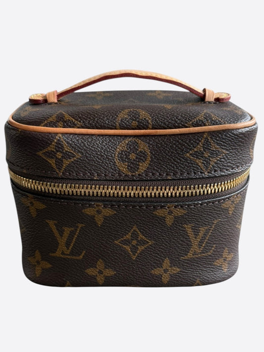 Louis Vuitton Brown Monogram Nice Nano Toiletry Pouch