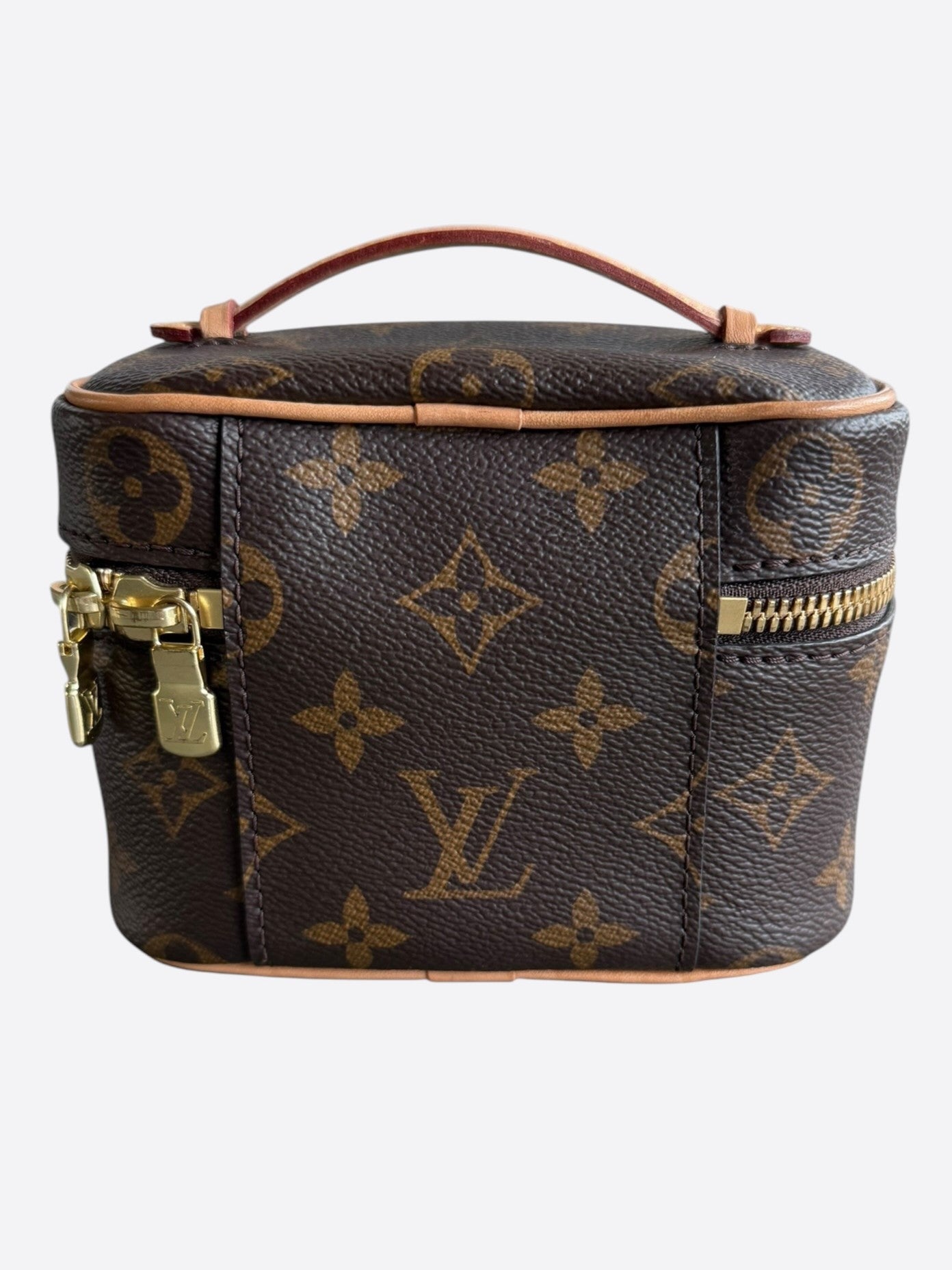 Louis Vuitton Brown Monogram Nice Nano Toiletry Pouch