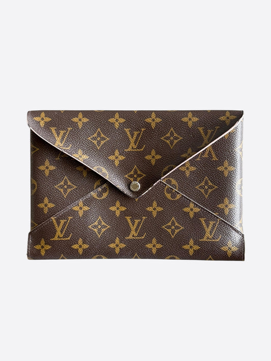 Louis Vuitton Brown Monogram Kirigami Pochette GM
