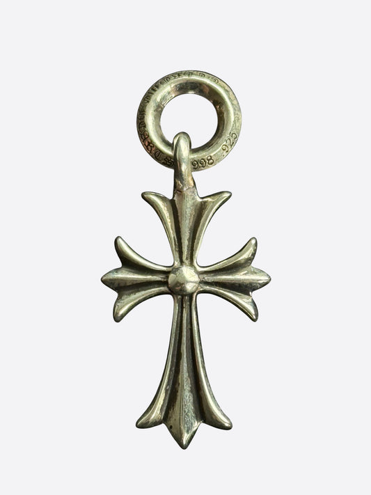 Chrome Hearts Silver Tiny CH Cross Pendant