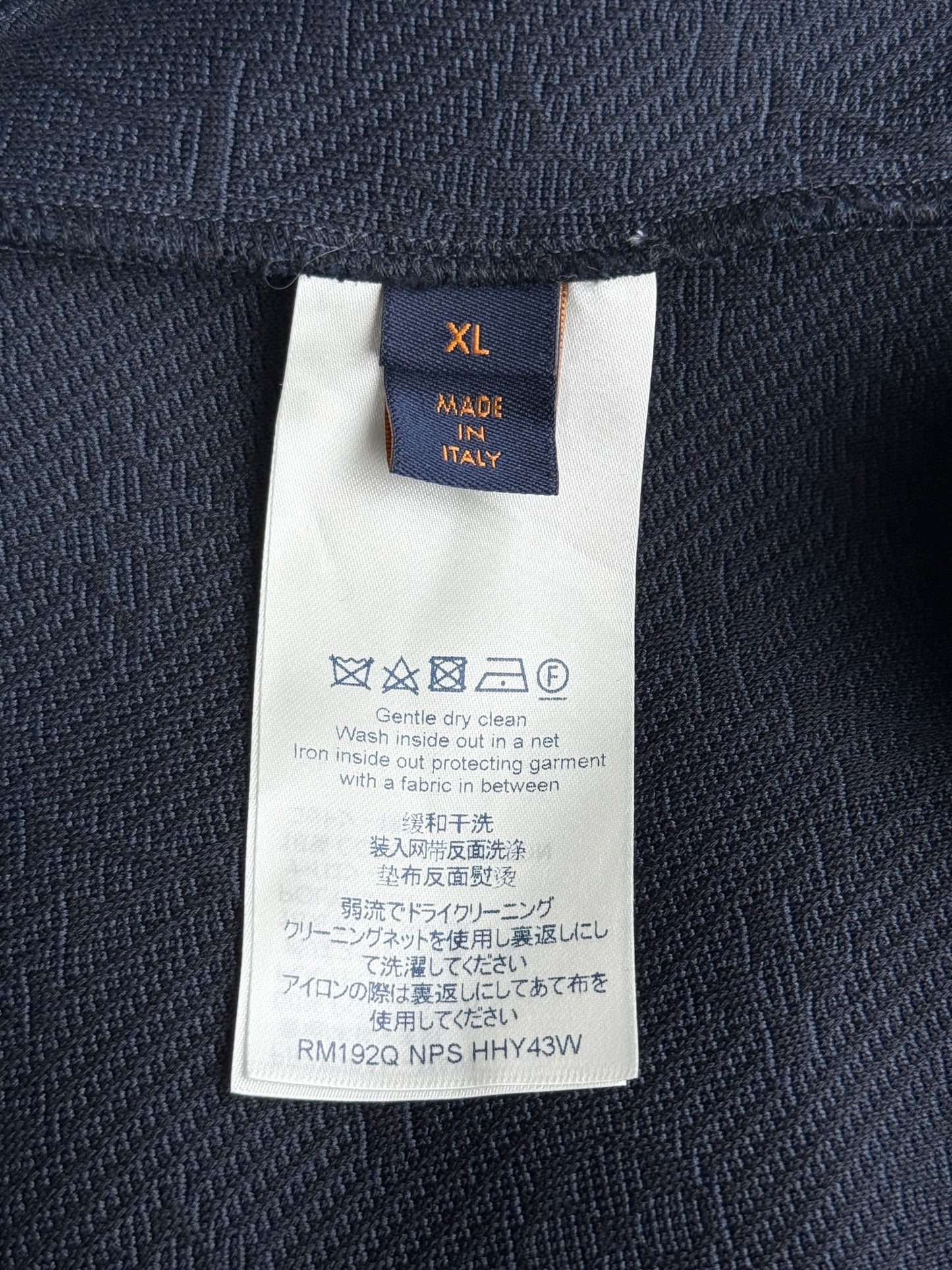 Louis Vuitton Navy Monogram Track Jacket