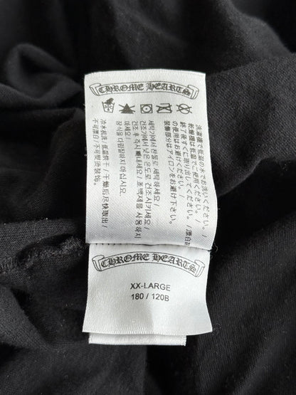 Chrome Hearts Black & White Scroll Logo T-Shirt