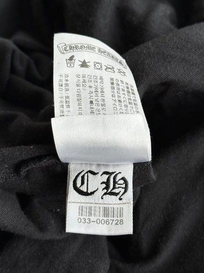 Chrome Hearts Black & White Scroll Logo T-Shirt