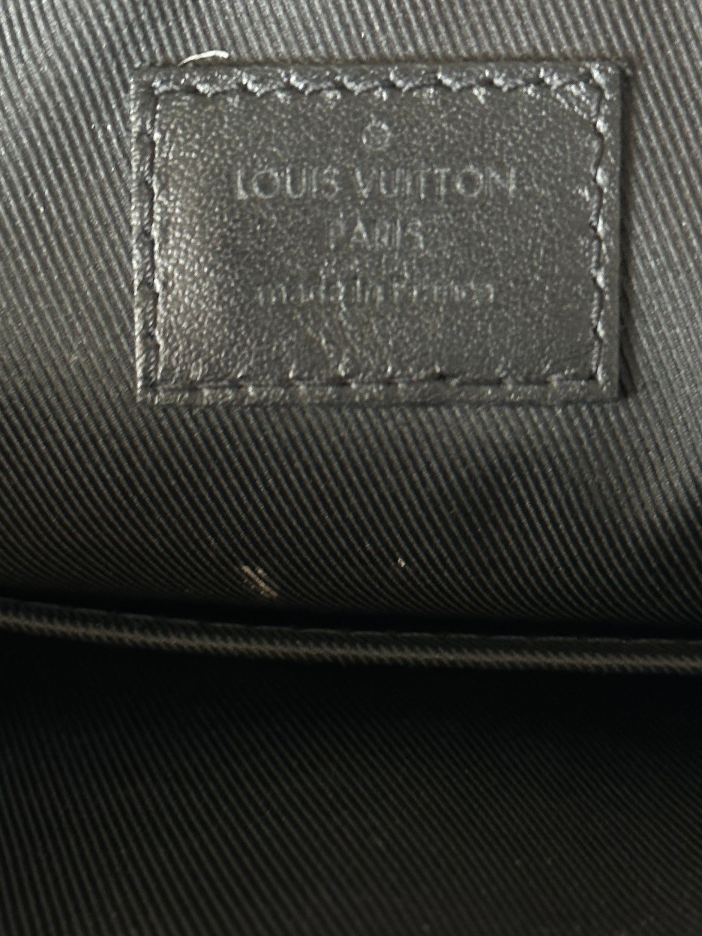 Louis Vuitton Black Shadow Monogram Duo Messenger