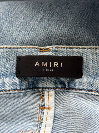 Amiri Swarovski Light Vintage & Crystal Patch Jeans