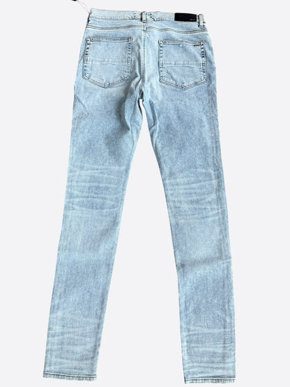Amiri Swarovski Light Vintage & Crystal Patch Jeans