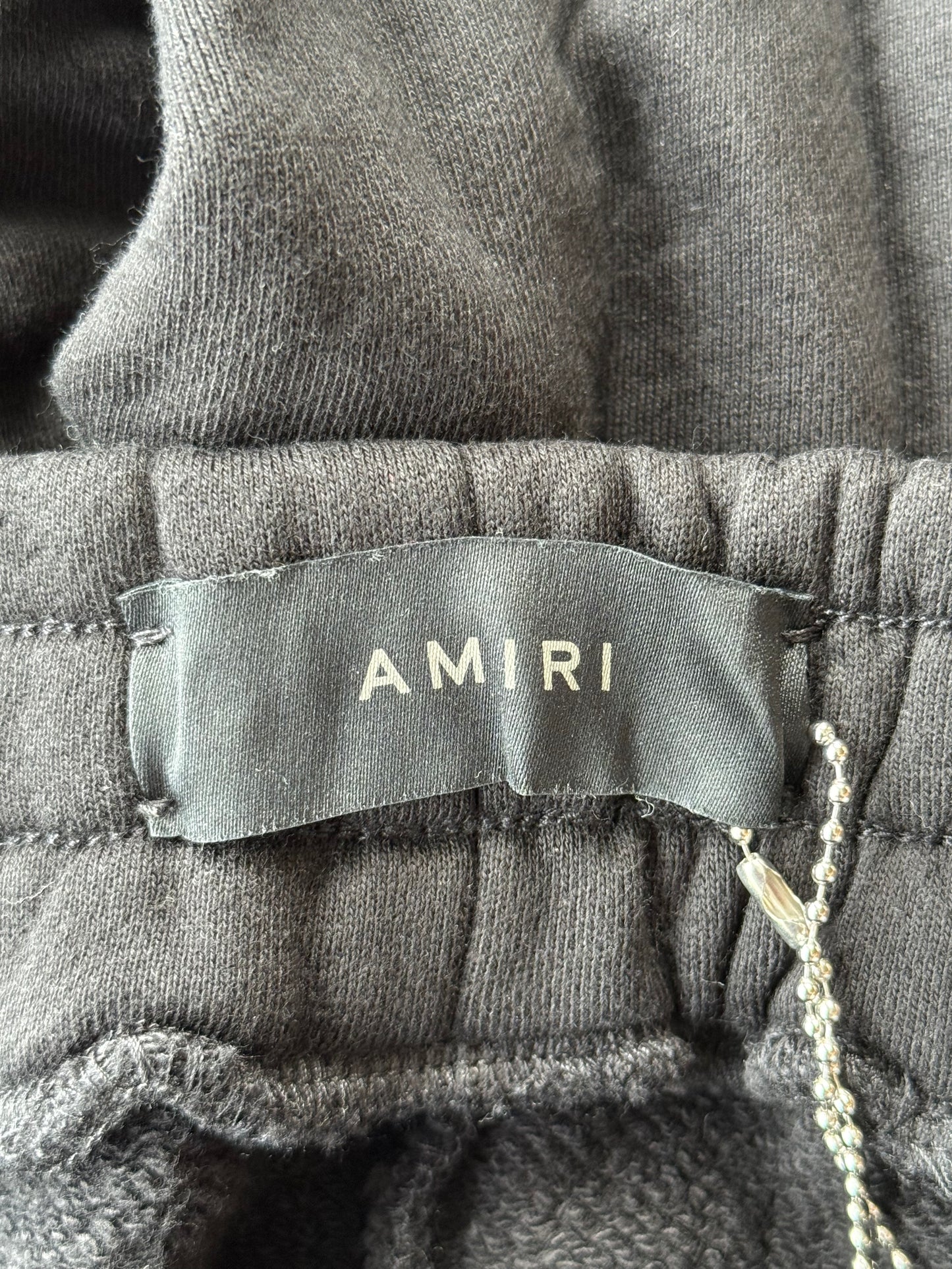 Amiri Black & Crystal Stick Poke Sweatpants