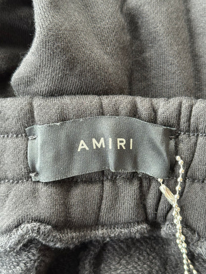 Amiri Black & Crystal Stick Poke Sweatpants