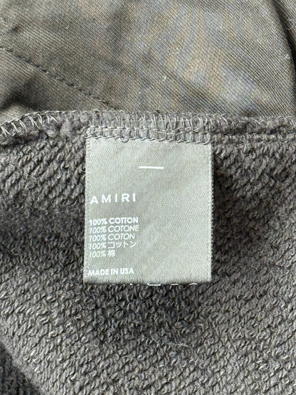 Amiri Black & Crystal Stick Poke Sweatpants