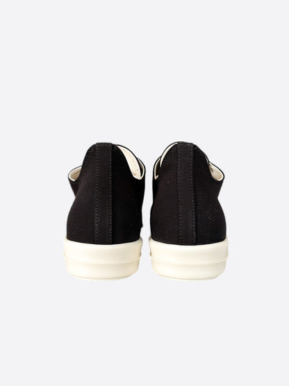 Rick Owens Black & White Low Top Sneakers