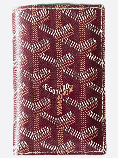 Goyard Burgundy Saint Pierre Card Holder