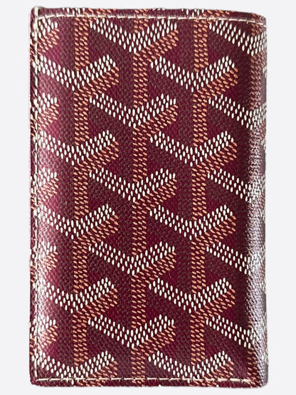 Goyard Burgundy Saint Pierre Card Holder