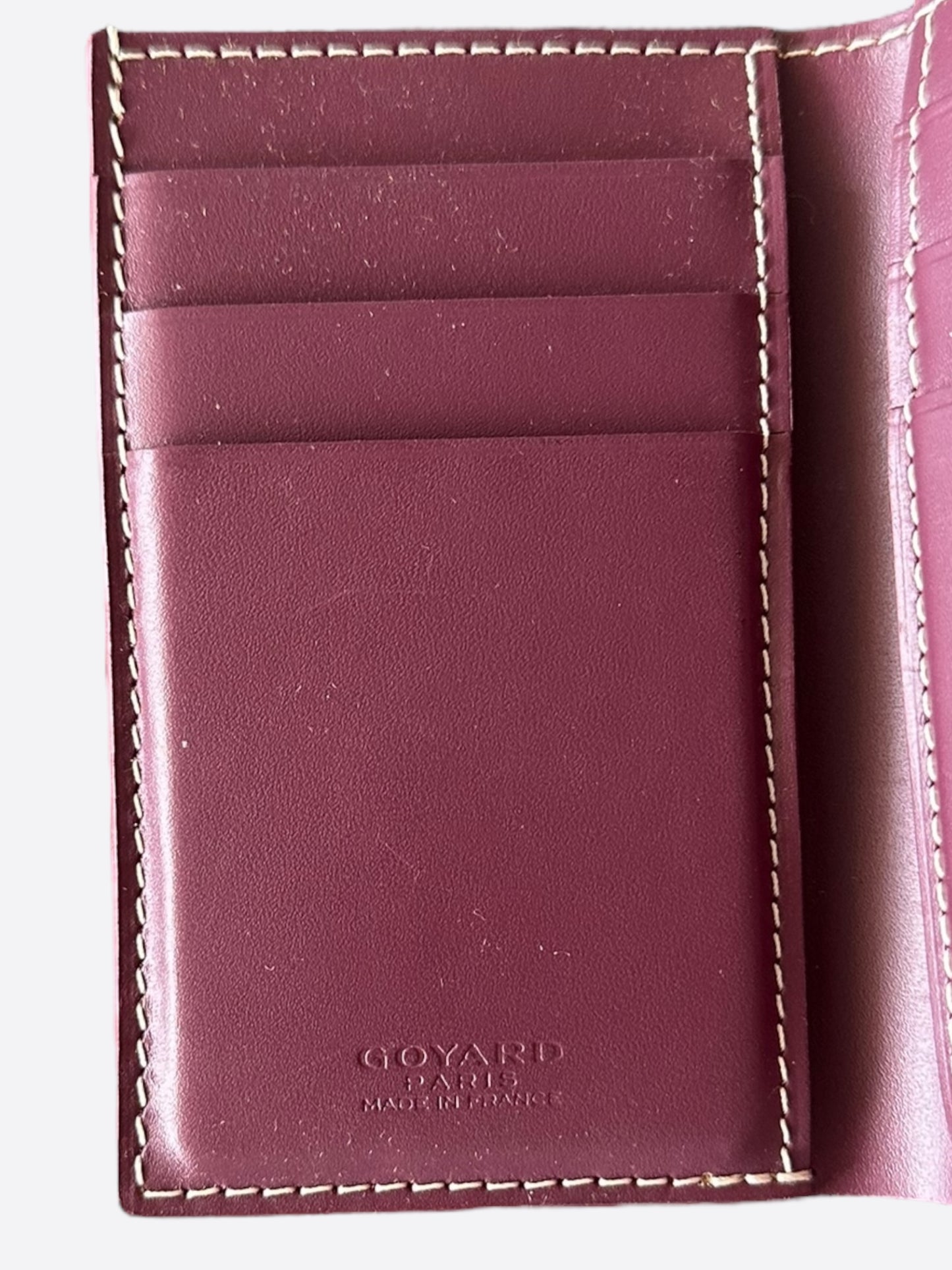 Goyard Burgundy Saint Pierre Card Holder