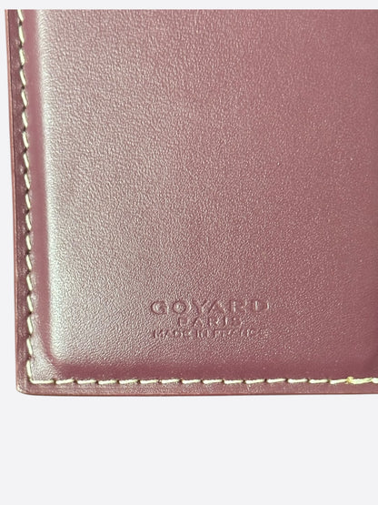 Goyard Burgundy Saint Pierre Card Holder