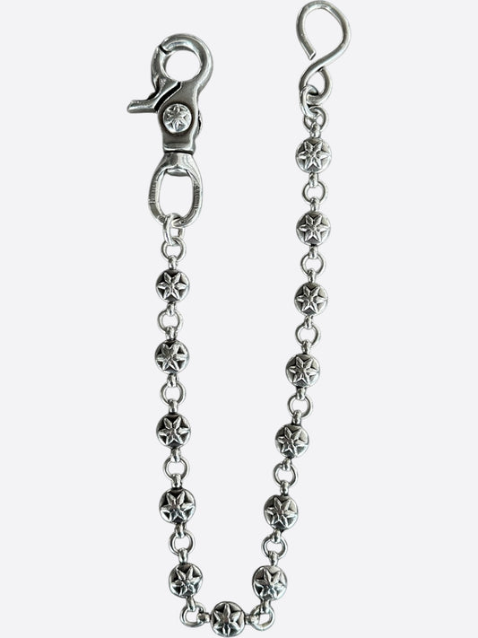 Chrome Hearts Silver Star Ball Wallet Chain