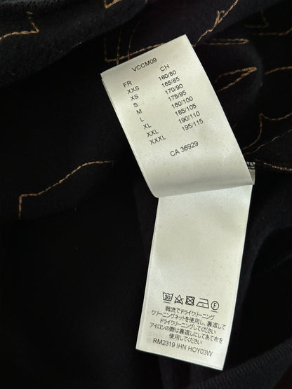 Louis Vuitton Black & Gold Music Line Embroidered Sweater