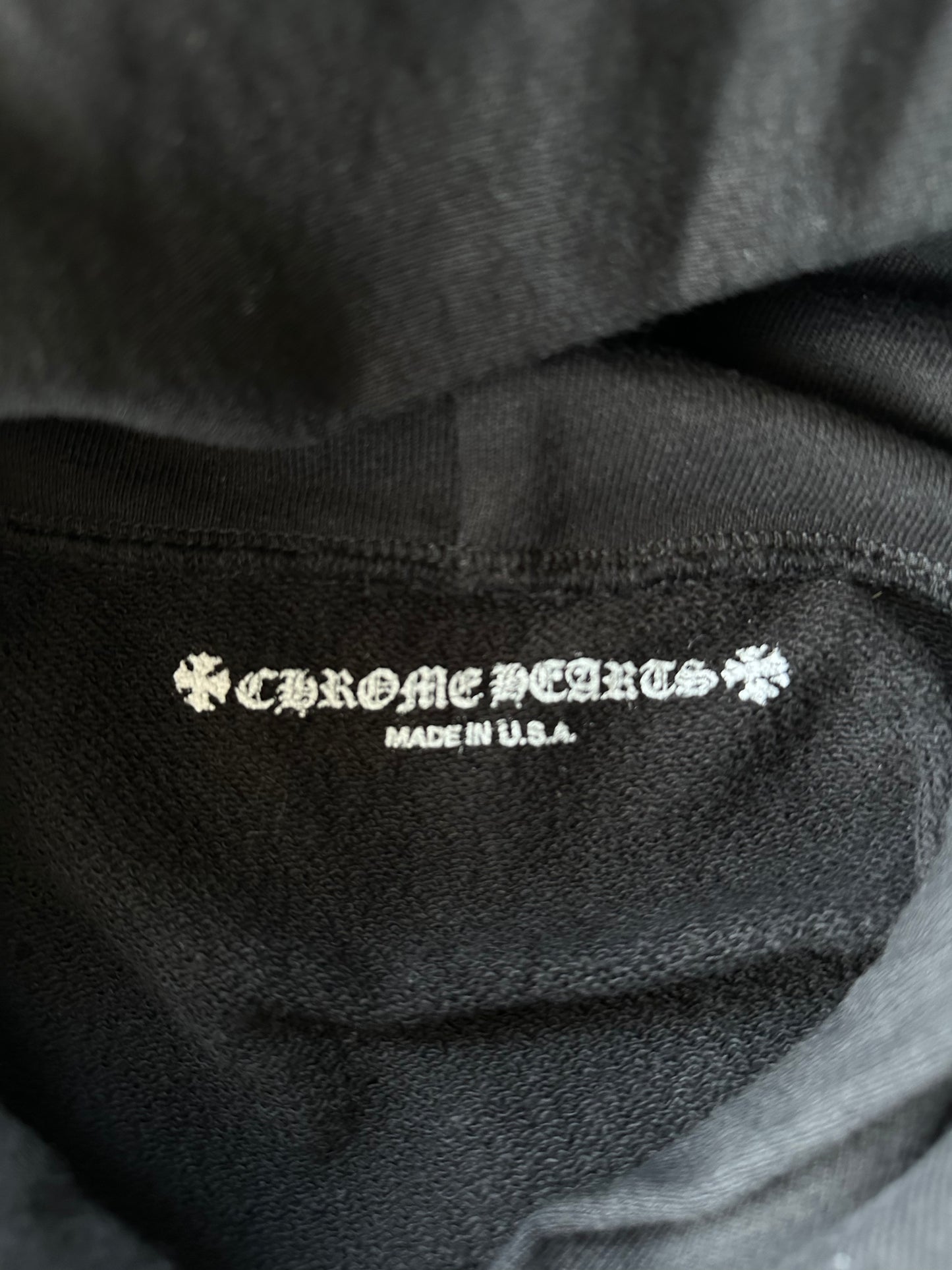 Chrome Hearts Black Matty Boy Stay Fast Hoodie