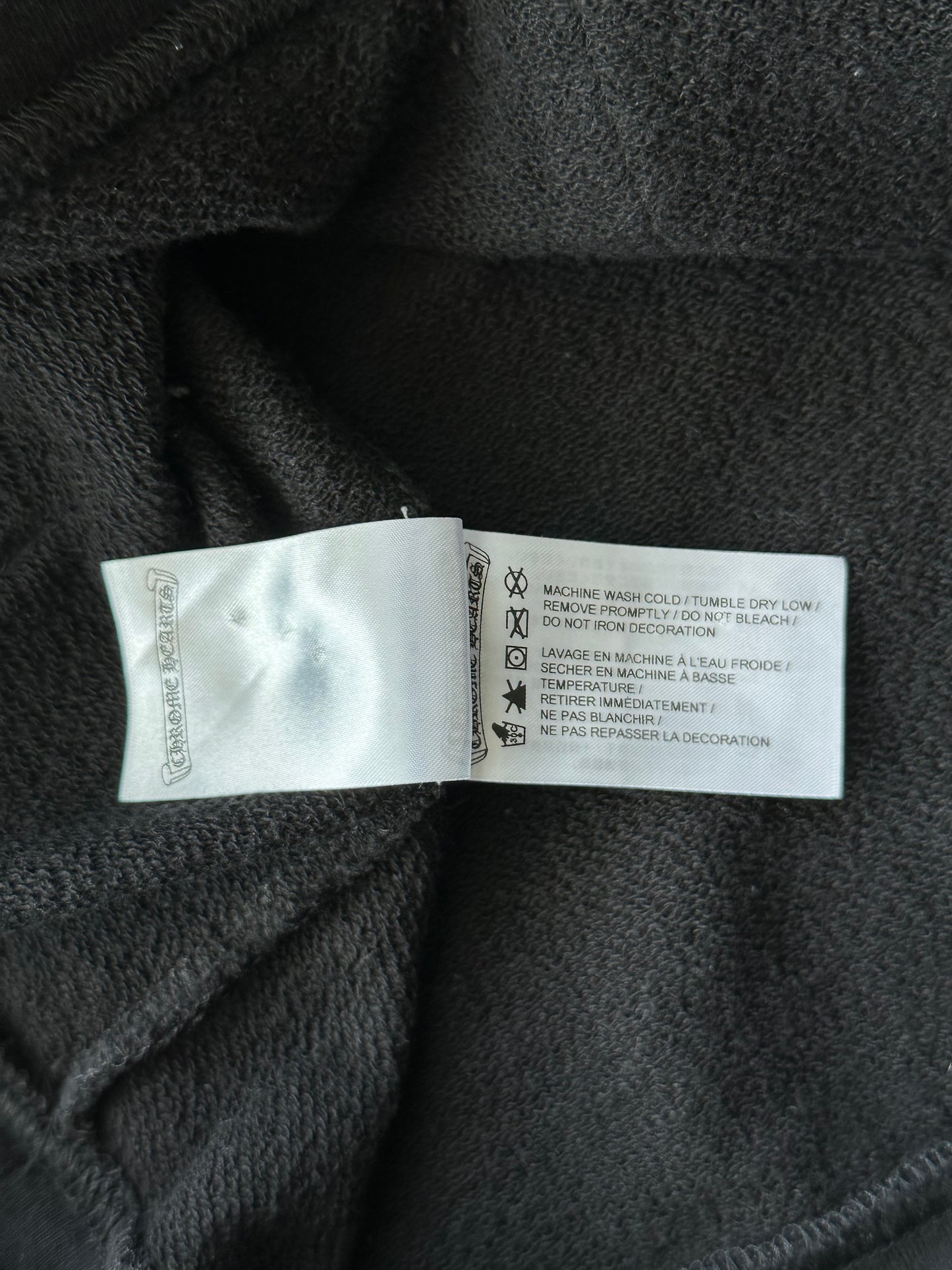 Chrome Hearts Black Matty Boy Stay Fast Hoodie