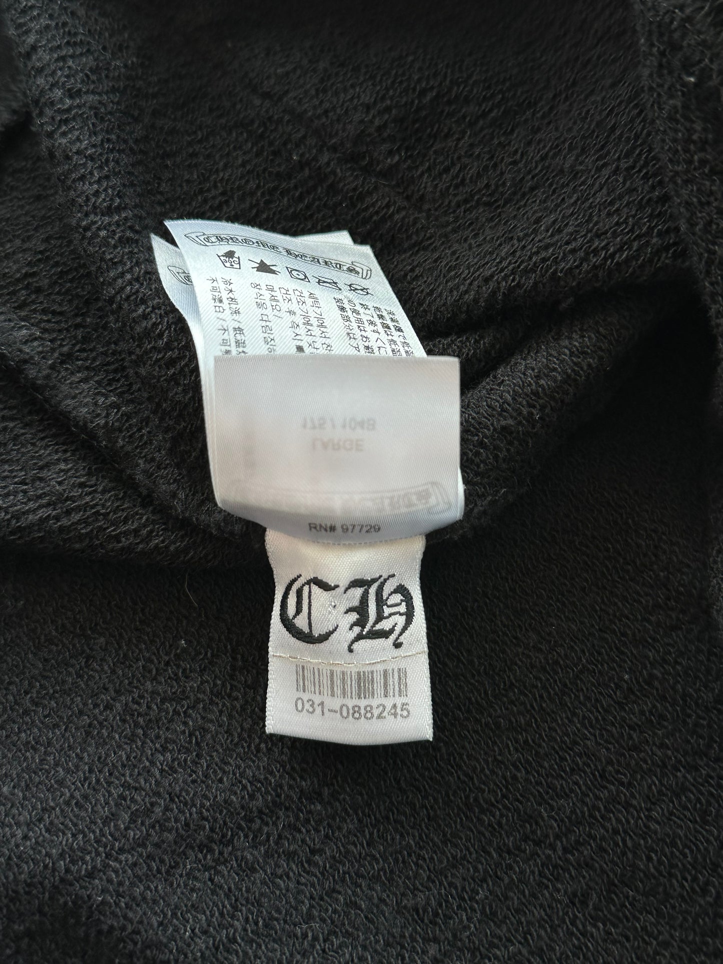 Chrome Hearts Black Matty Boy Stay Fast Hoodie