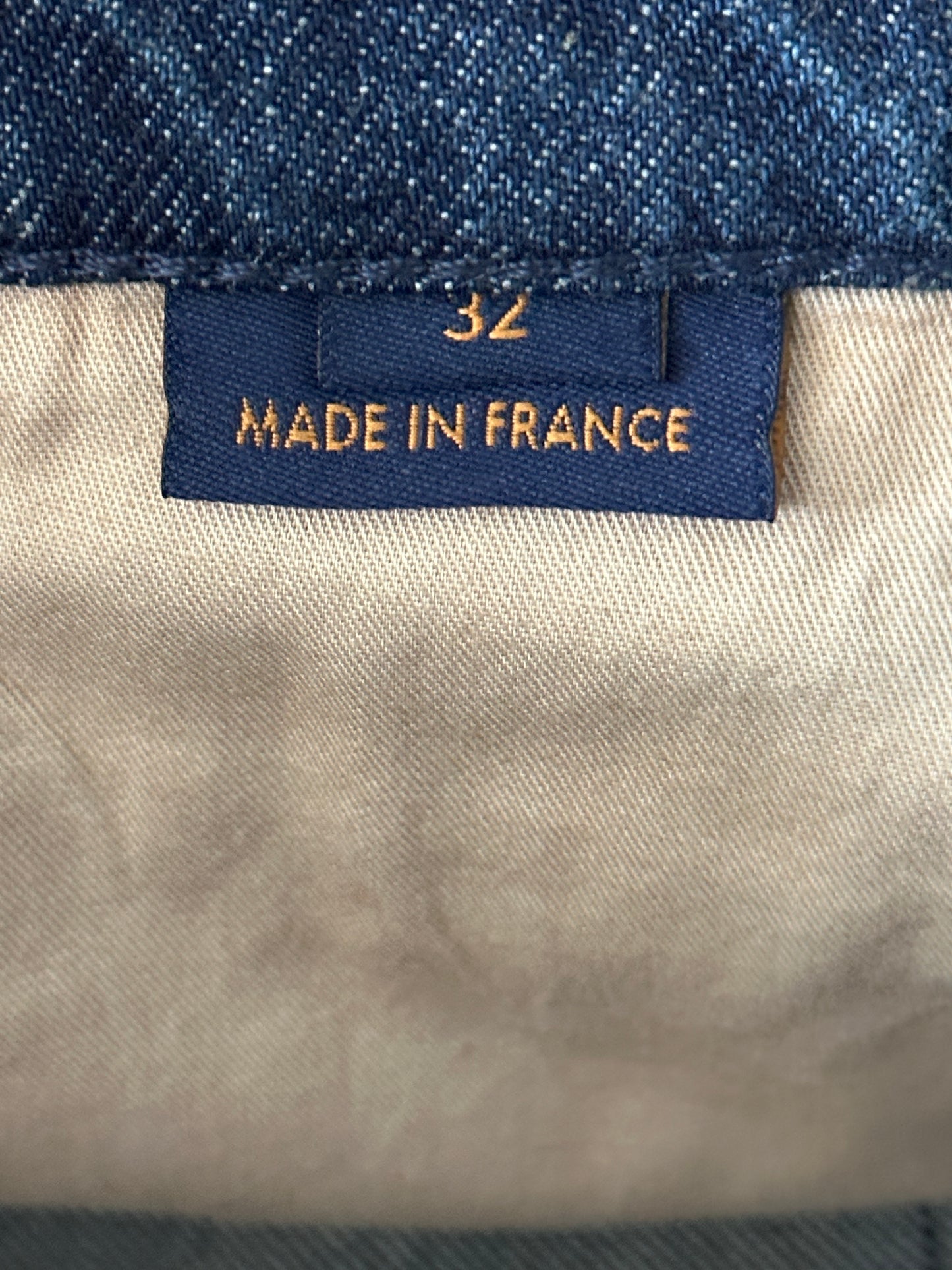Louis Vuitton Blue Monogram Carpenter Denim Shorts