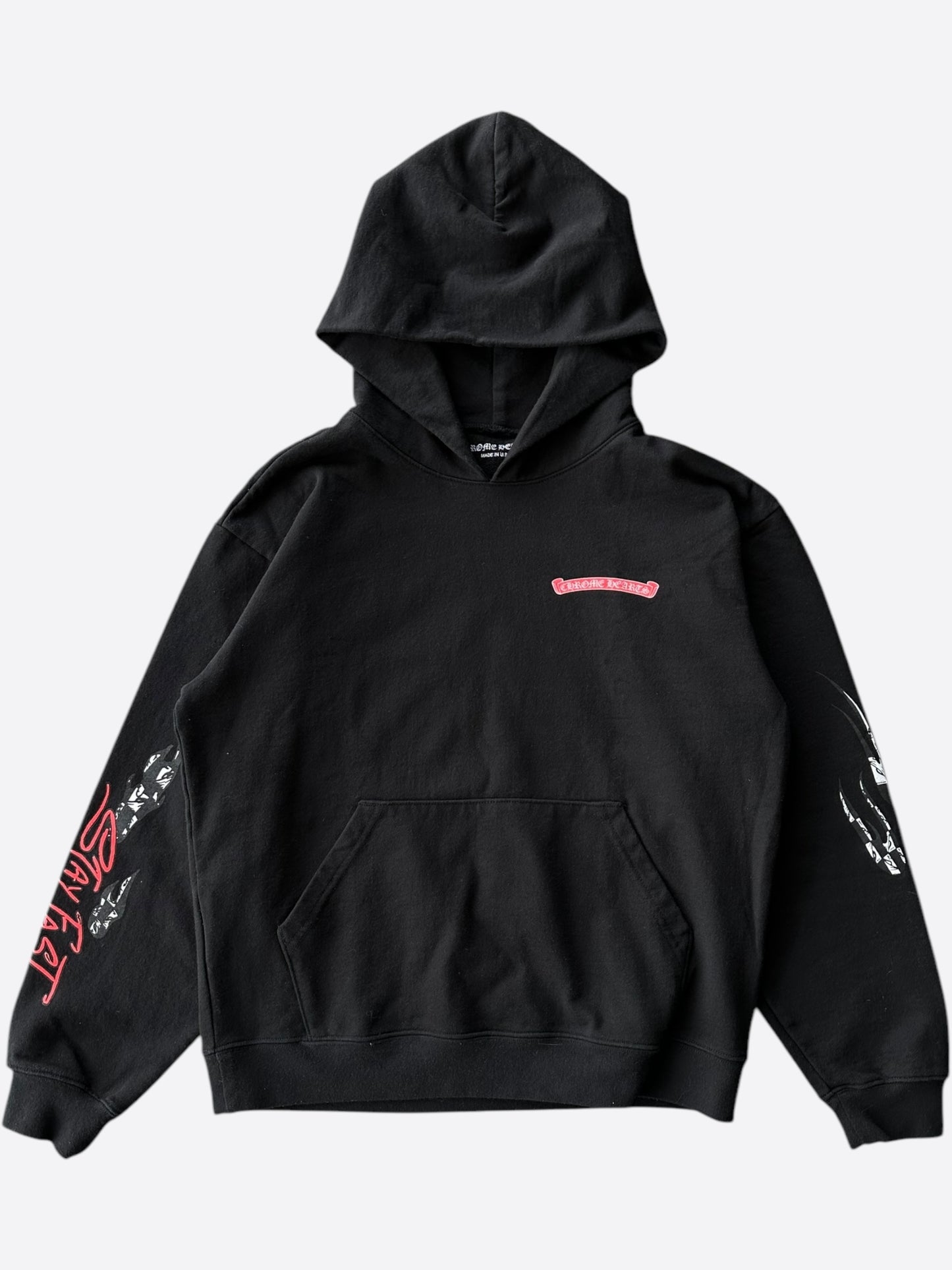 Chrome Hearts Black Matty Boy Stay Fast Hoodie
