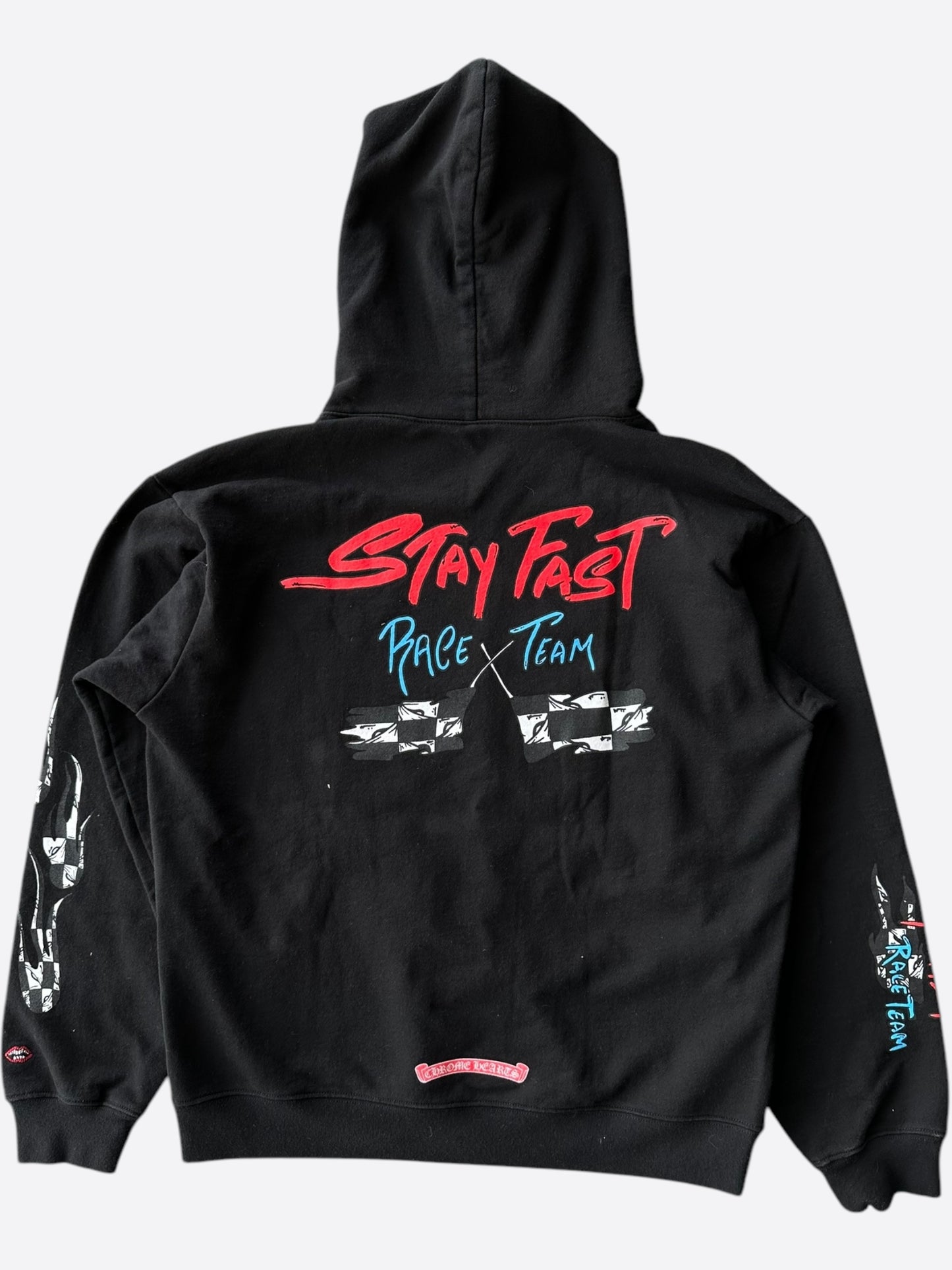 Chrome Hearts Black Matty Boy Stay Fast Hoodie
