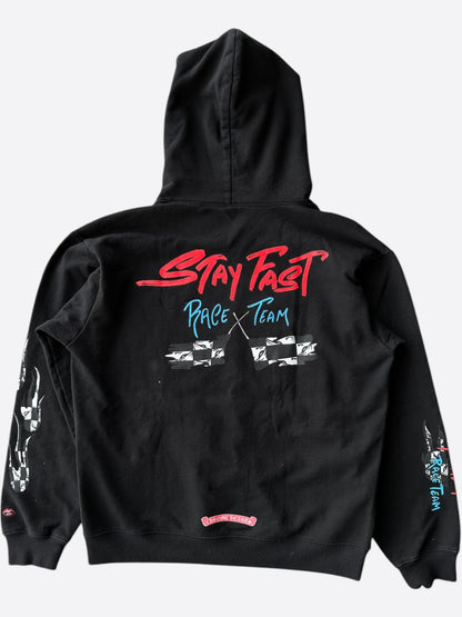 Chrome Hearts Black Matty Boy Stay Fast Hoodie