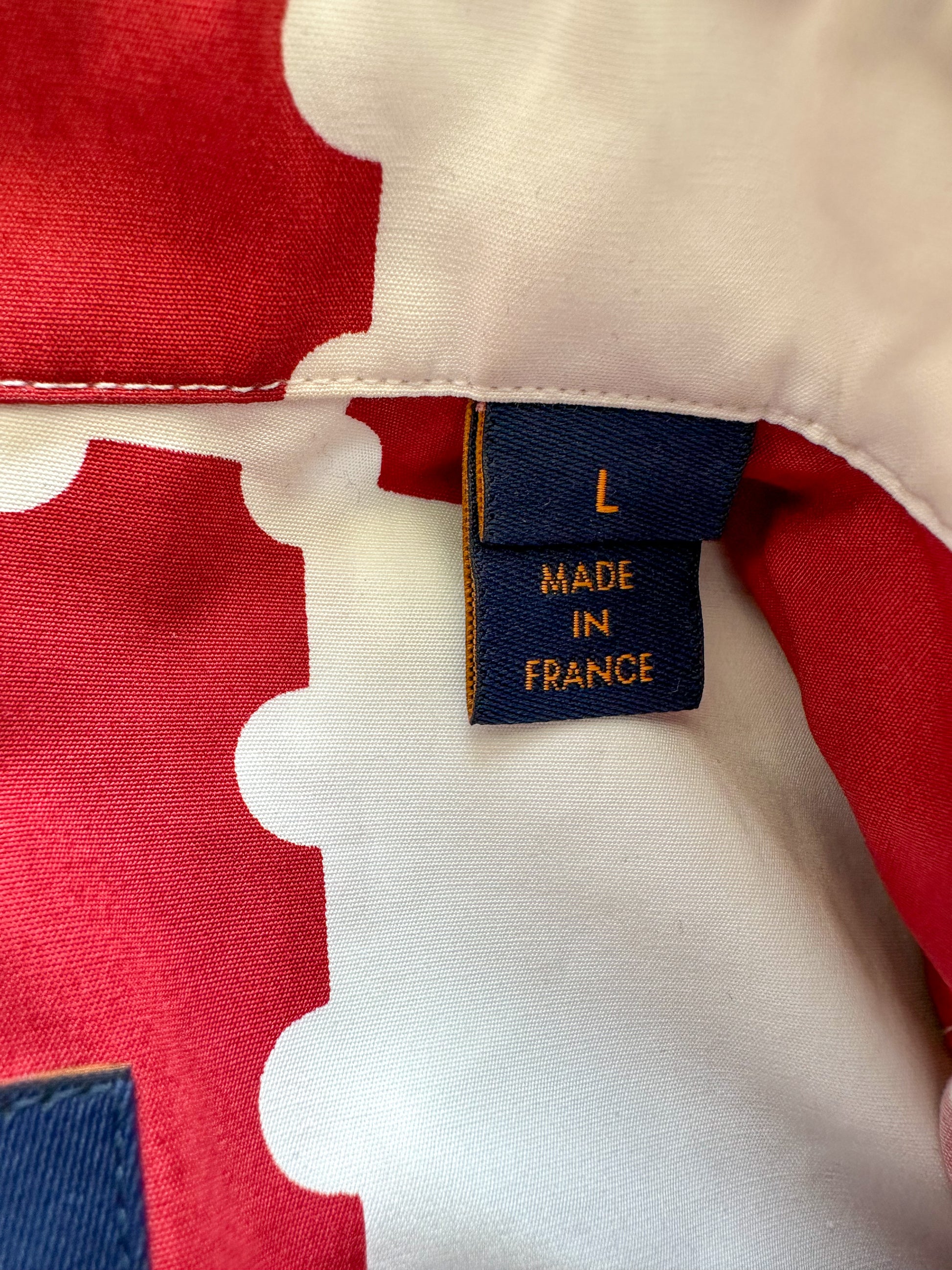 Louis Vuitton Blue & White Poppies Denim Shirt – Savonches