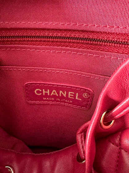 Chanel Red Mini Urban Spirit Backpack