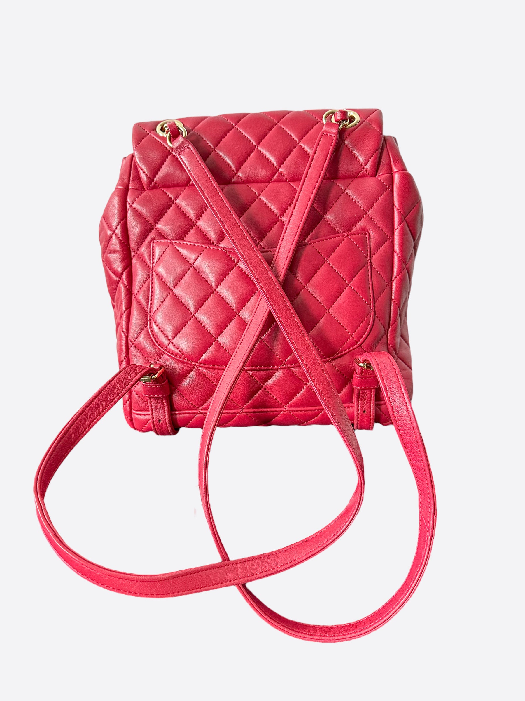 Chanel Red Mini Urban Spirit Backpack – Savonches