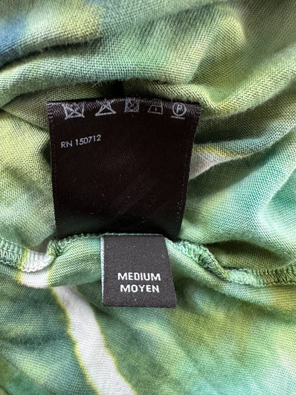 Amiri Green Tie-Dye Logo T-Shirt