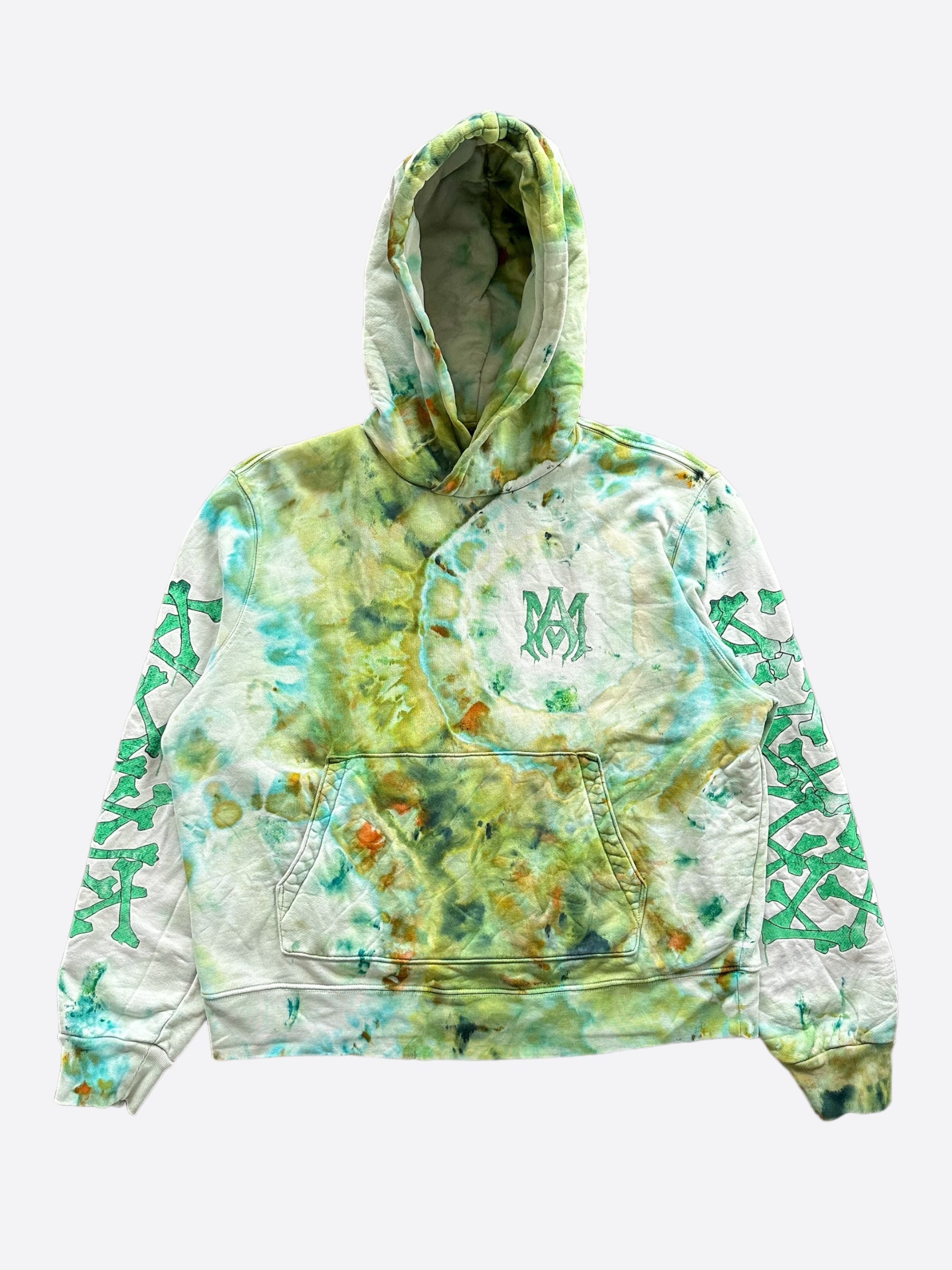 AMIRI Green Filigree Hoodie