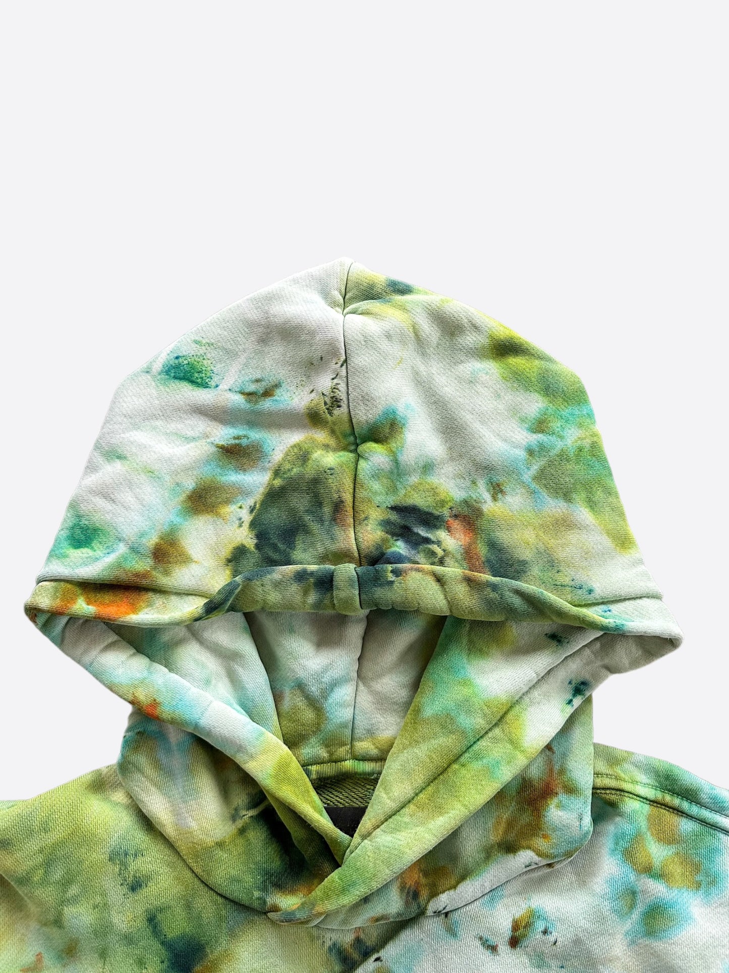 Amiri Green Tie-Dye Bones Logo Hoodie