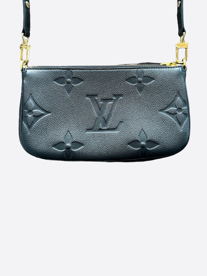 Louis Vuitton Black Monogram Empreinte Pochette