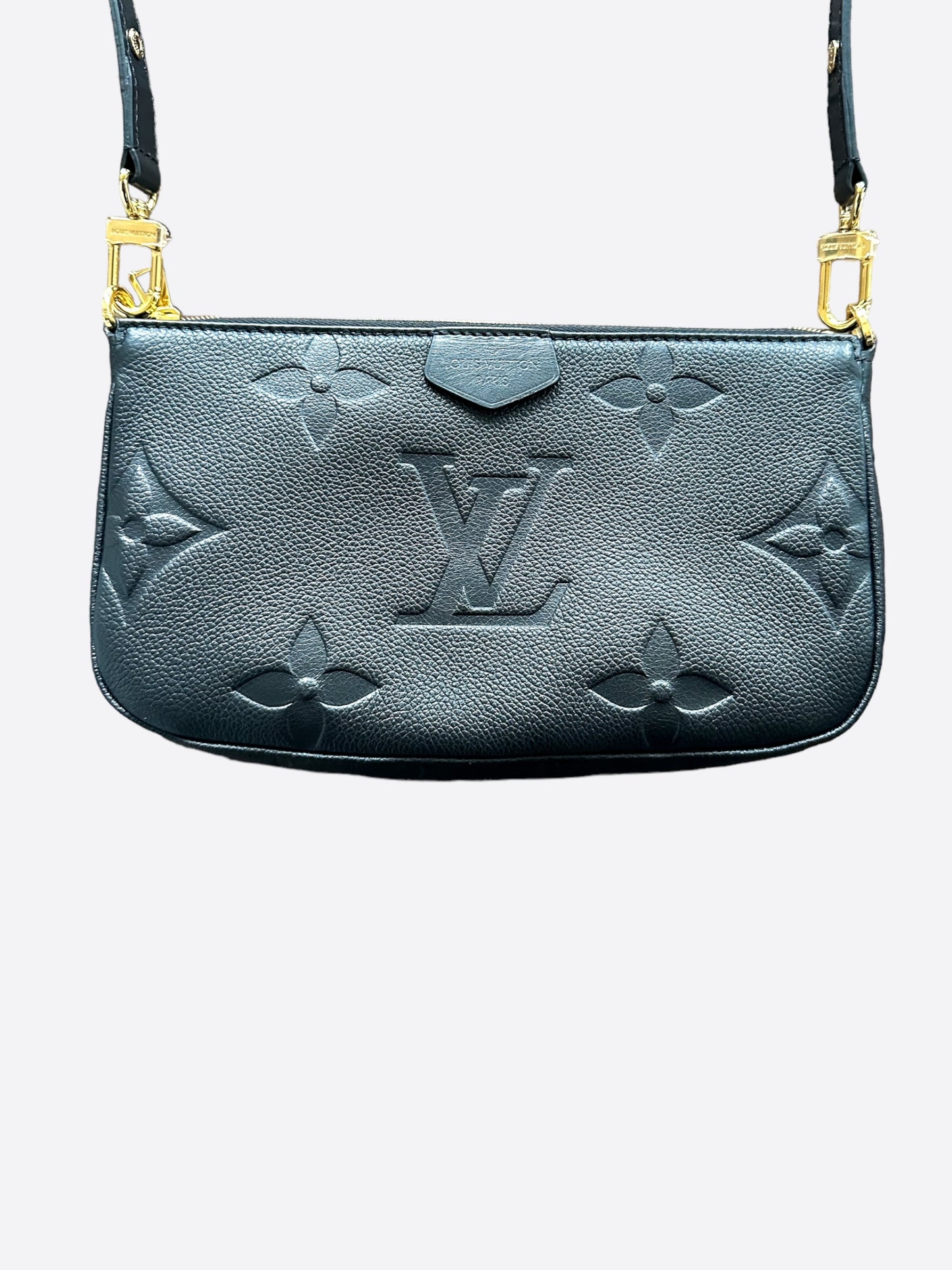 Louis Vuitton Black Monogram Empreinte Pochette