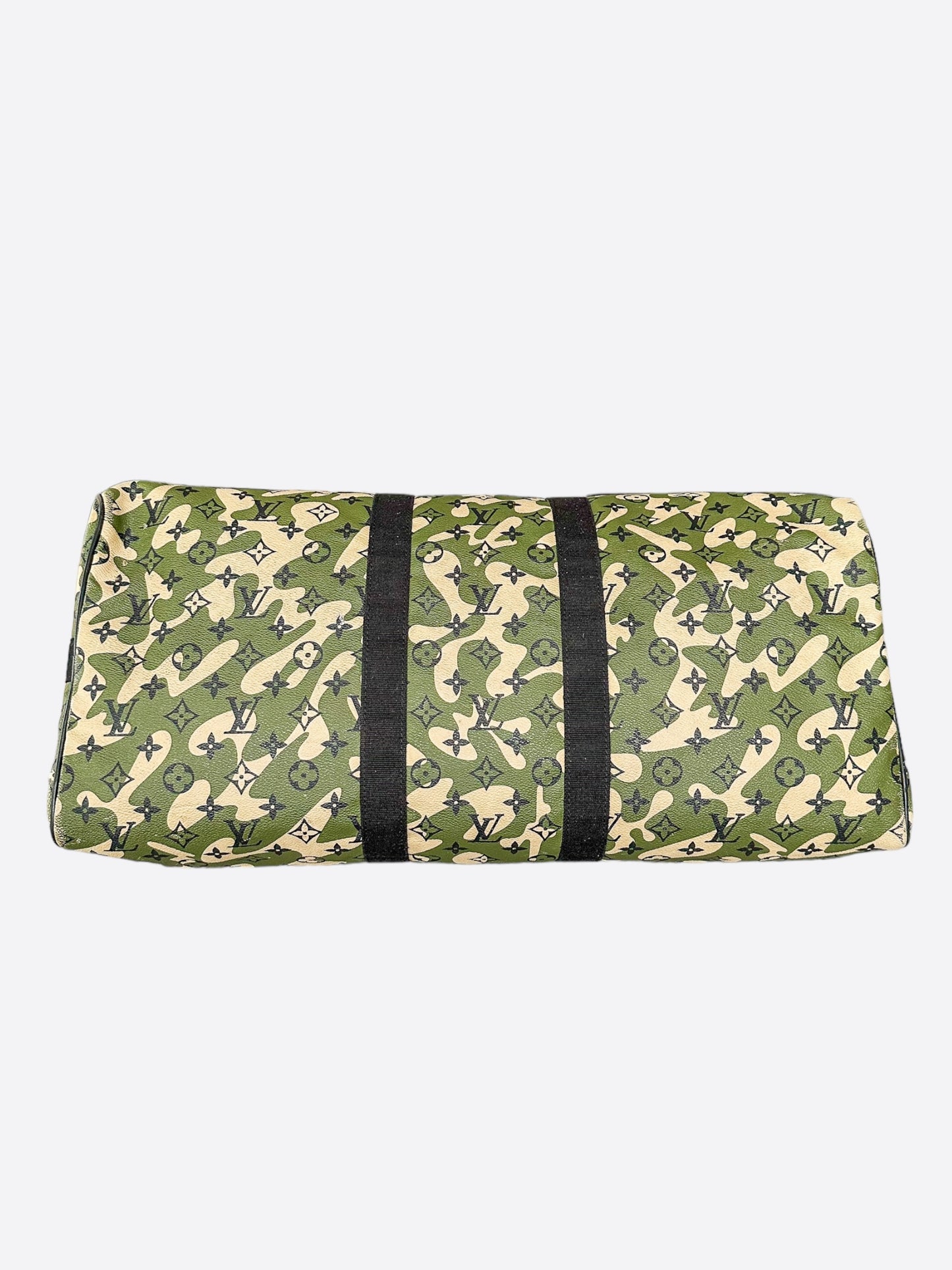 Louis Vuitton Takashi Murakami Camo Monogram Keepall 55