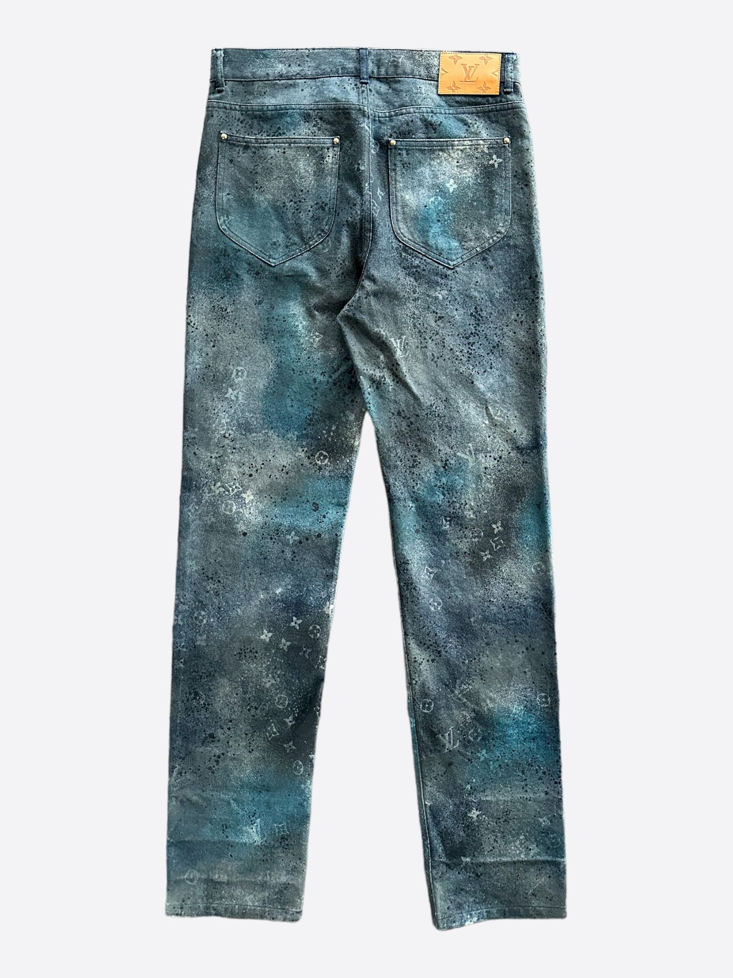 Louis Vuitton Dark Blue Galaxy Monogram Jeans