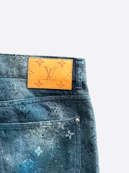 Louis Vuitton Dark Blue Galaxy Monogram Jeans