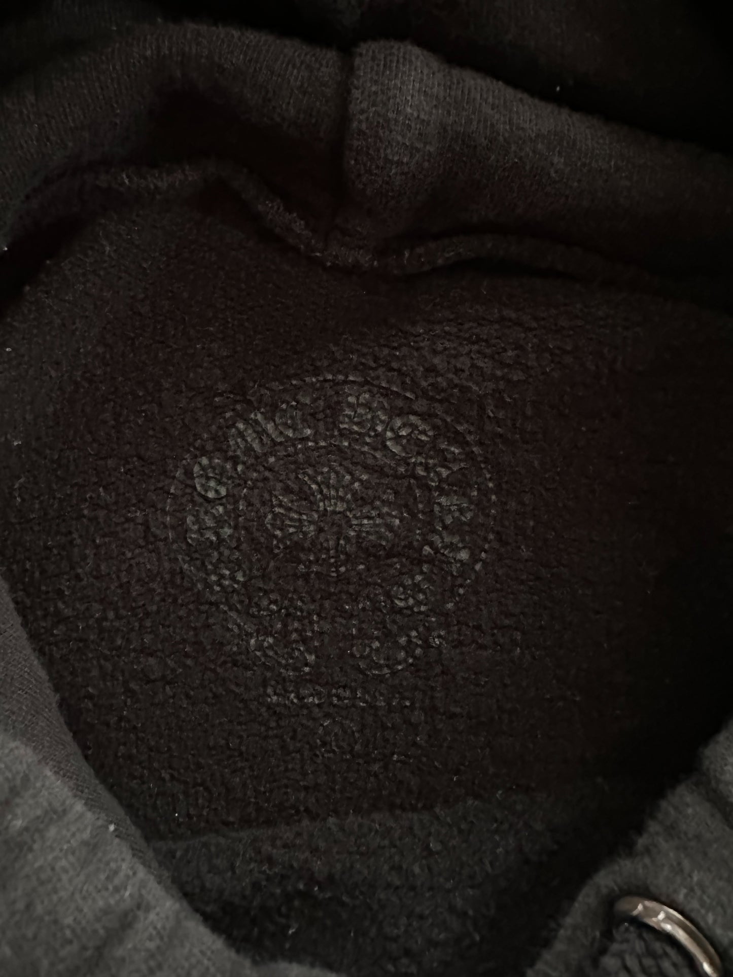 Chrome Hearts Black Gradient Circle Logo Hoodie