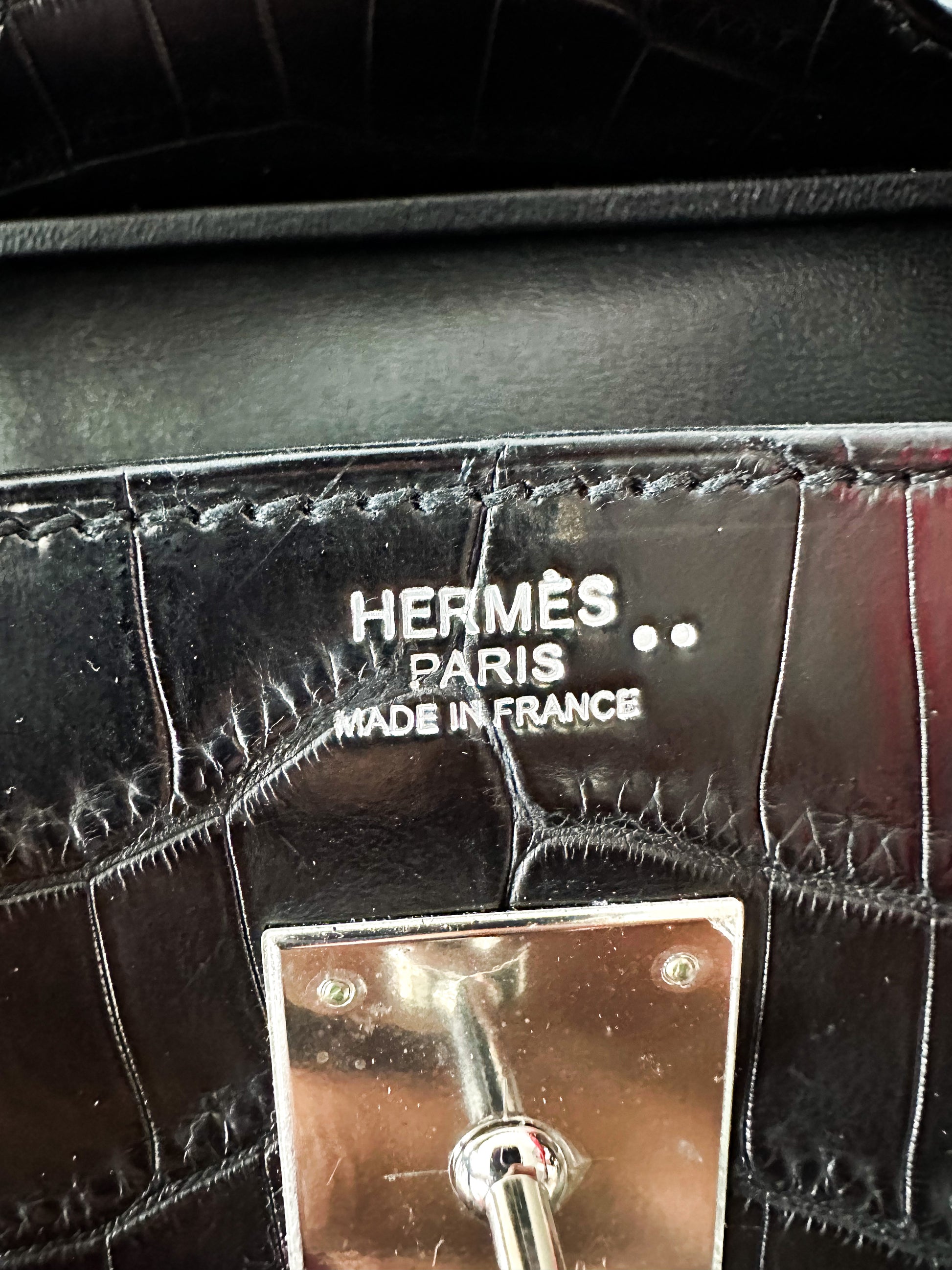 Brand New Hermes Birkin 30 “So black” Matte Crocodile Niloticus ○ Labellov  ○ Buy and Sell Authentic Luxury