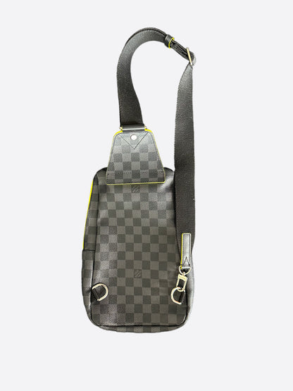 Louis Vuitton Yellow Damier Graphite Avenue Sling