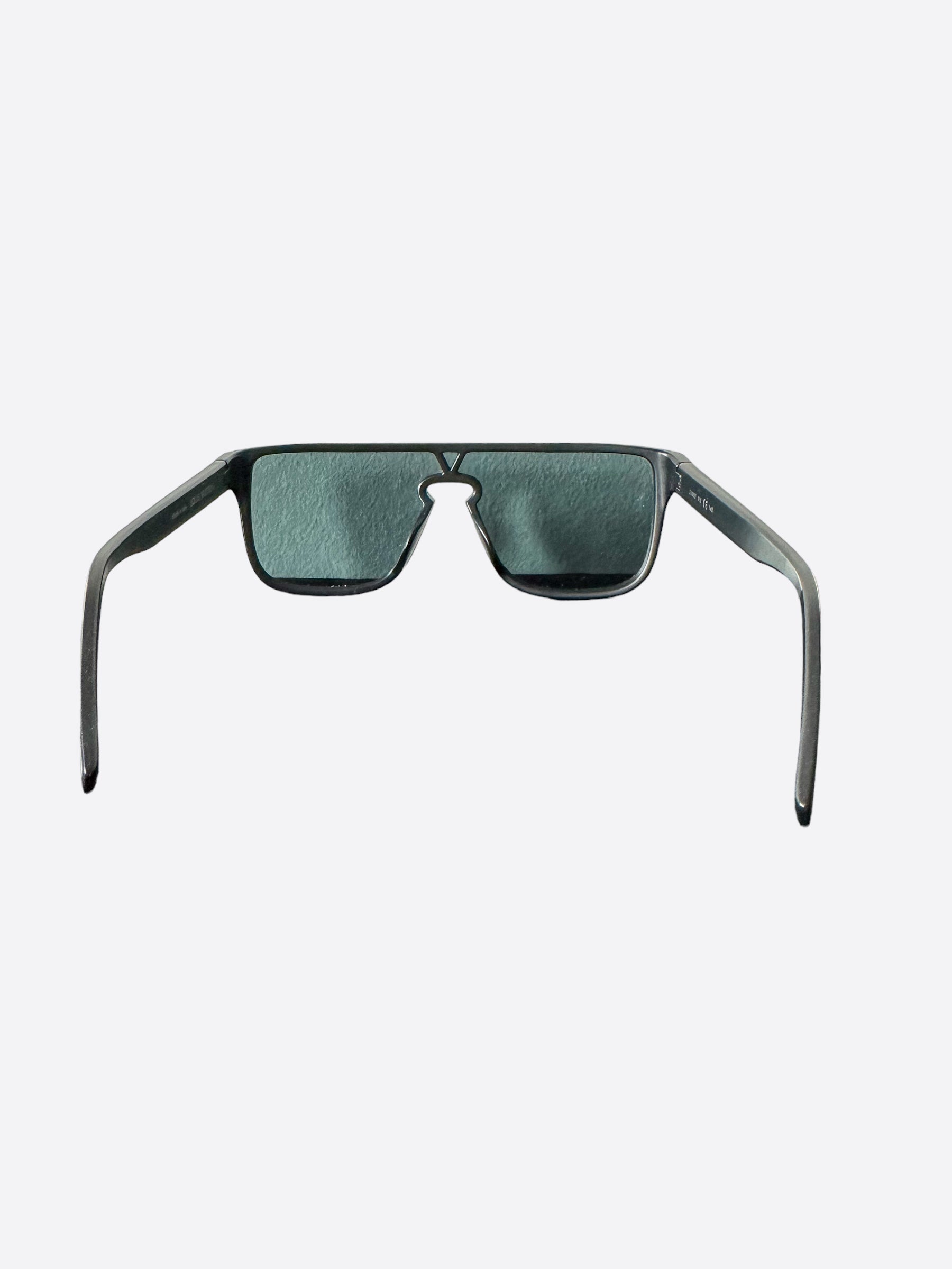 Louis Vuitton Waimea Sunglasses Black Silver Monogram (Z1082E/W)