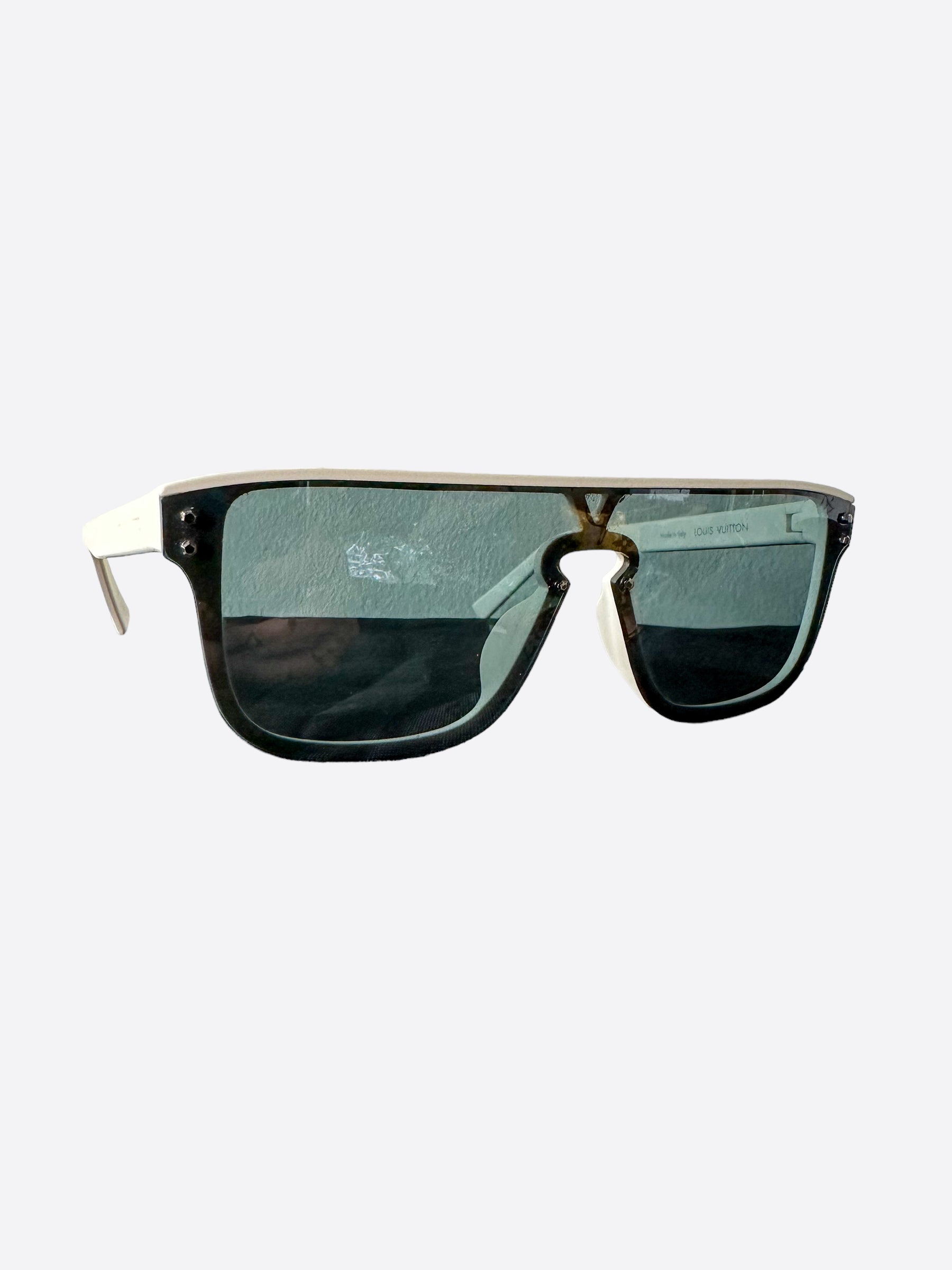 Louis Vuitton Black Monogram Lens 'Waimea' Sunglasses